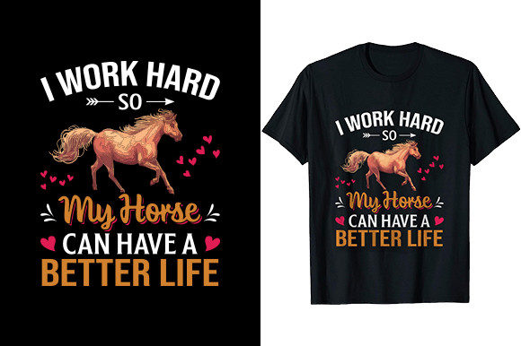I Work Hard so My Horse Can Graphics