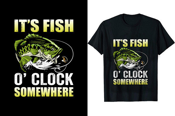 It's Fish O Clock Somewhere Graphics & T-Shirt Designs