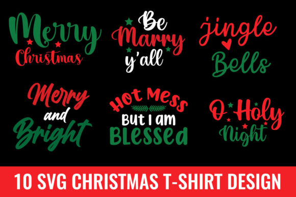 Review: 10 SVG Christmas T-Shirt Design for Holiday Embroidery