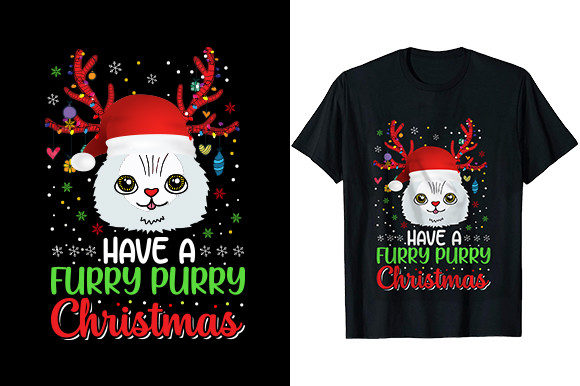 Review: Have a Furry Purry Christmas T-Shirt Design